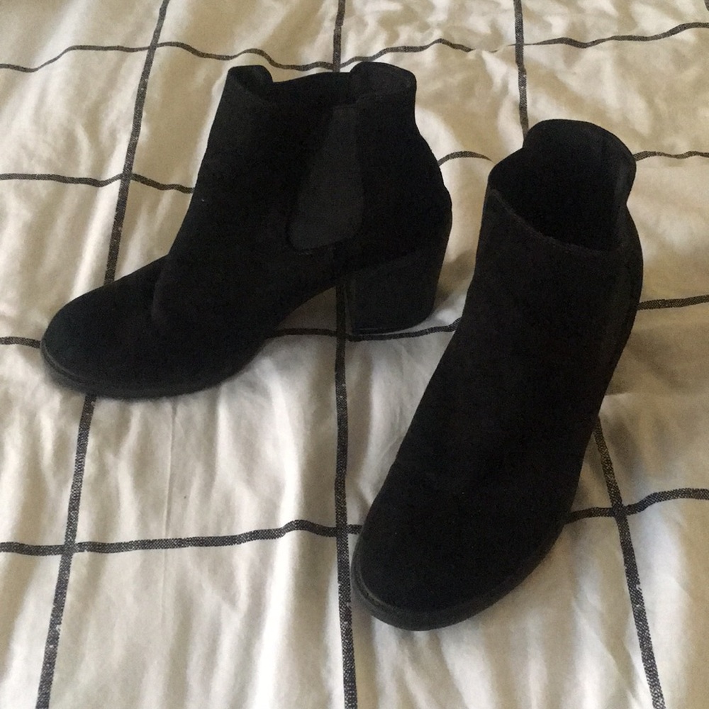 Waterproof Faux Suede Booties